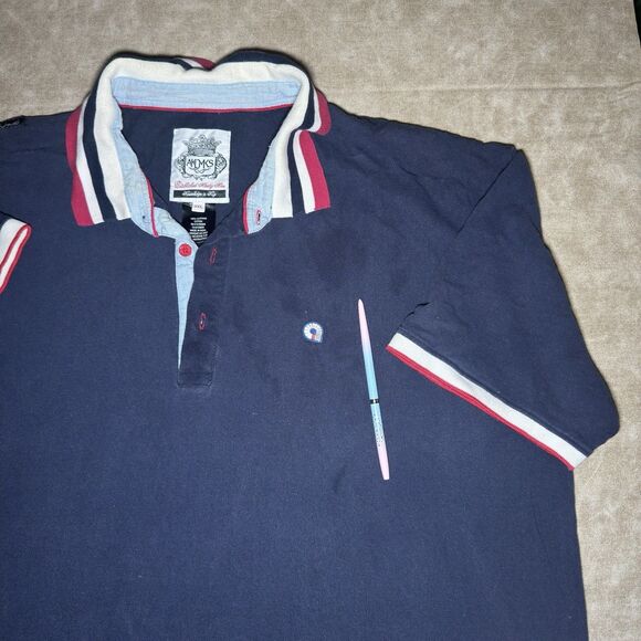 Akademiks t-shirt, red, vintage hip hop jersey, 1990s, mens size 3XL - Picture 3 of 5